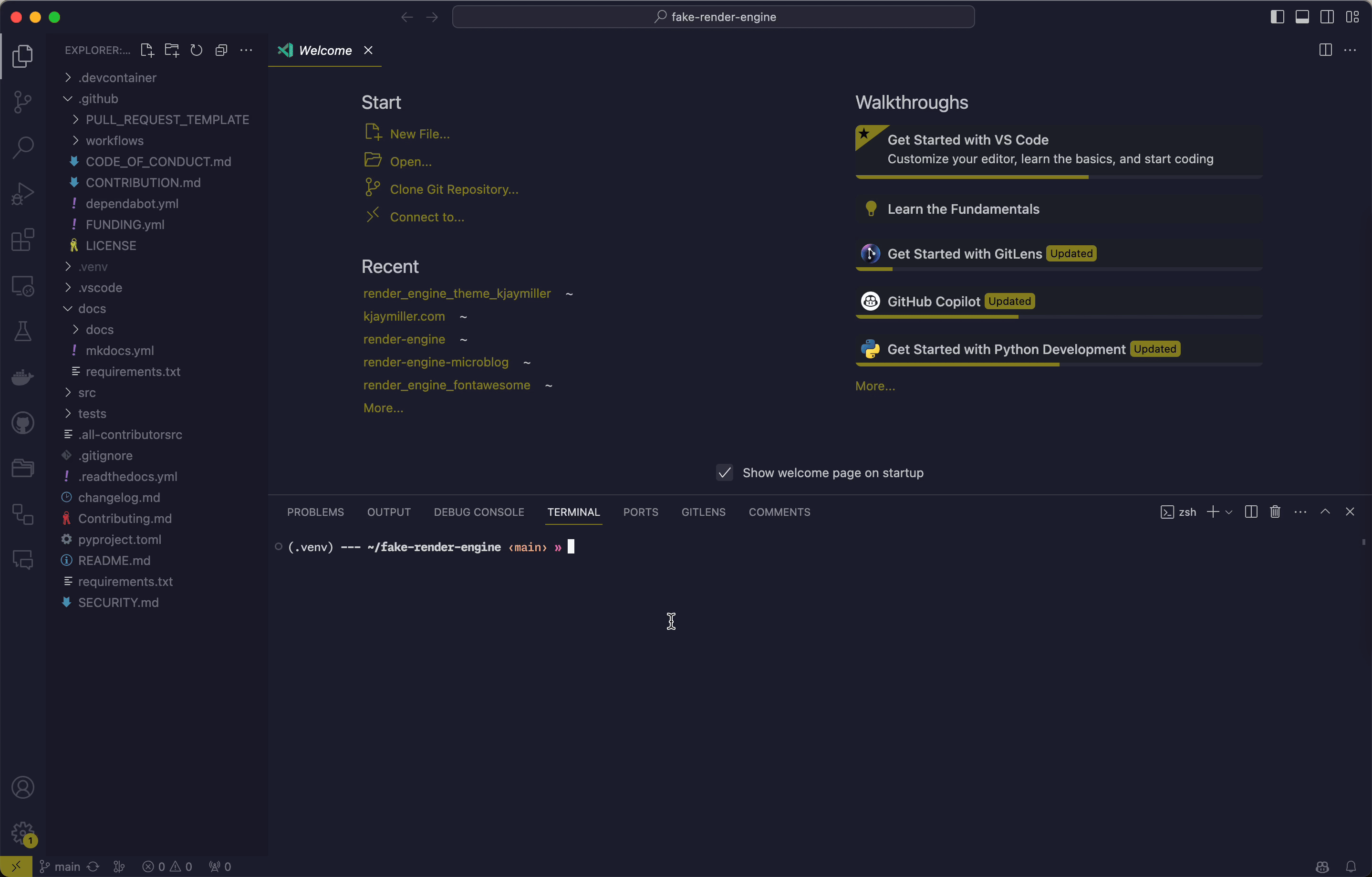 Launching a Dev Container